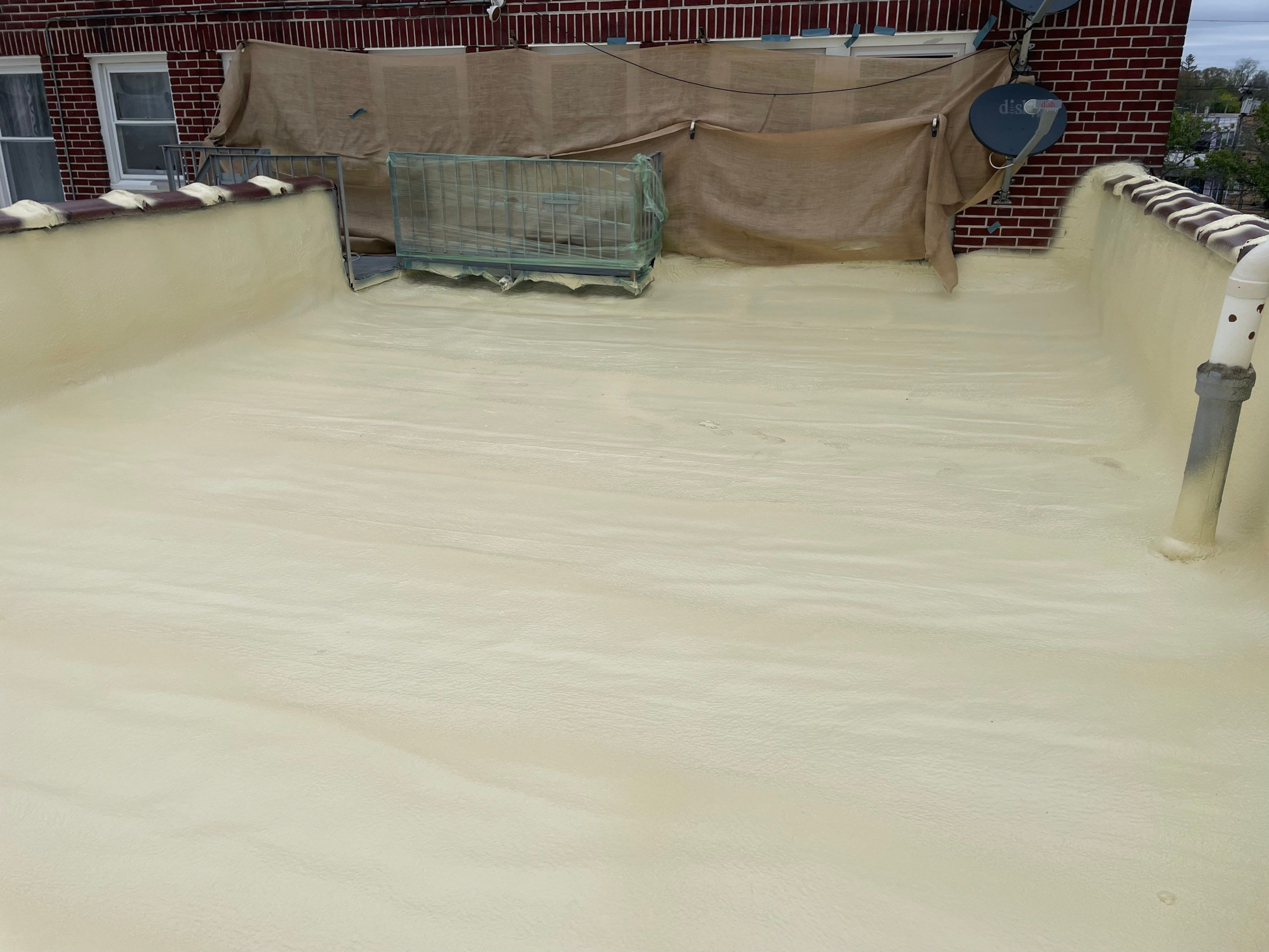 A close-up of a light wooden surface with a blurred background.