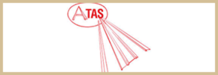 ATAS logo with red lines