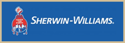 Paint can logo with dripping paint