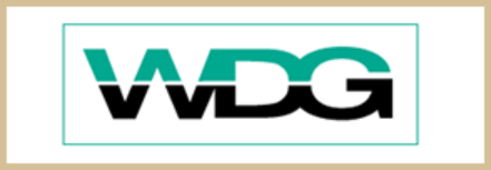 Company logo featuring WDG initials.